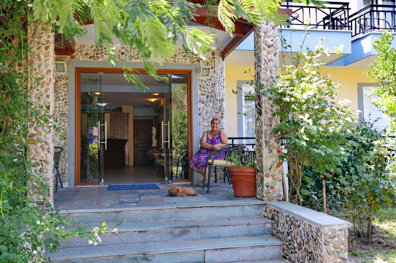 Pebble Beach Hotel Plomari Exterior foto