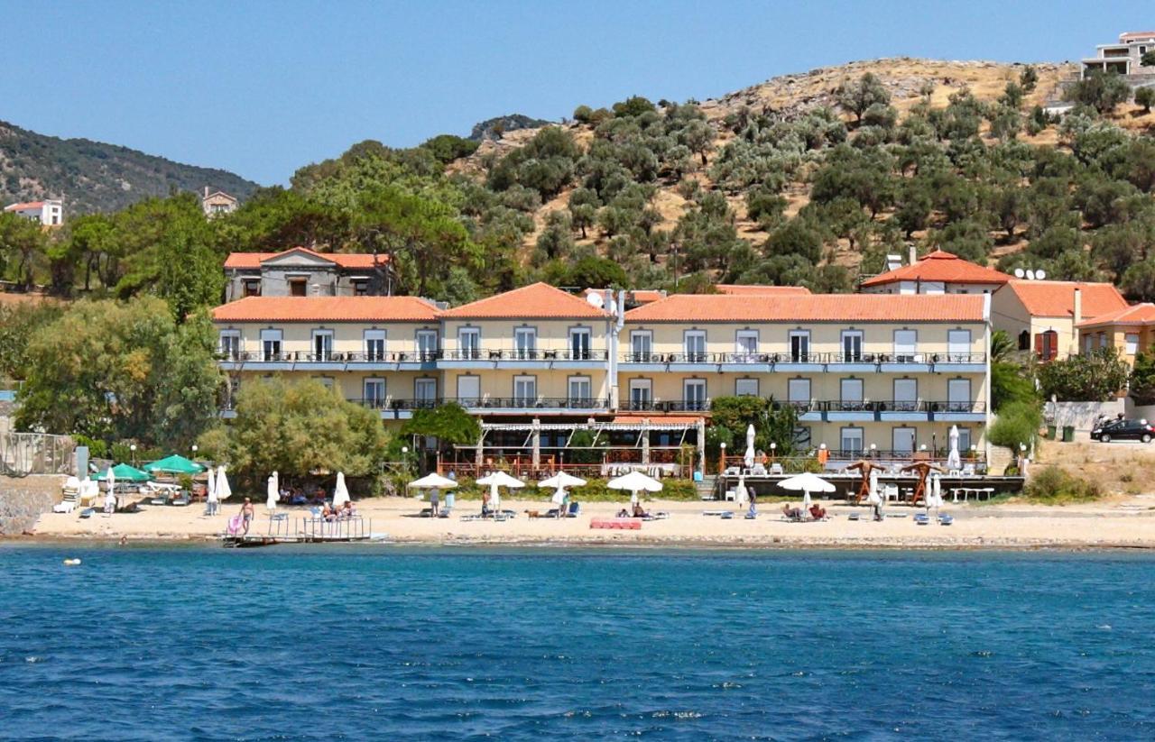 Pebble Beach Hotel Plomari Exterior foto