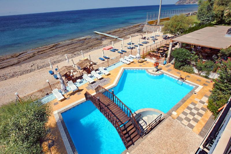 Pebble Beach Hotel Plomari Exterior foto
