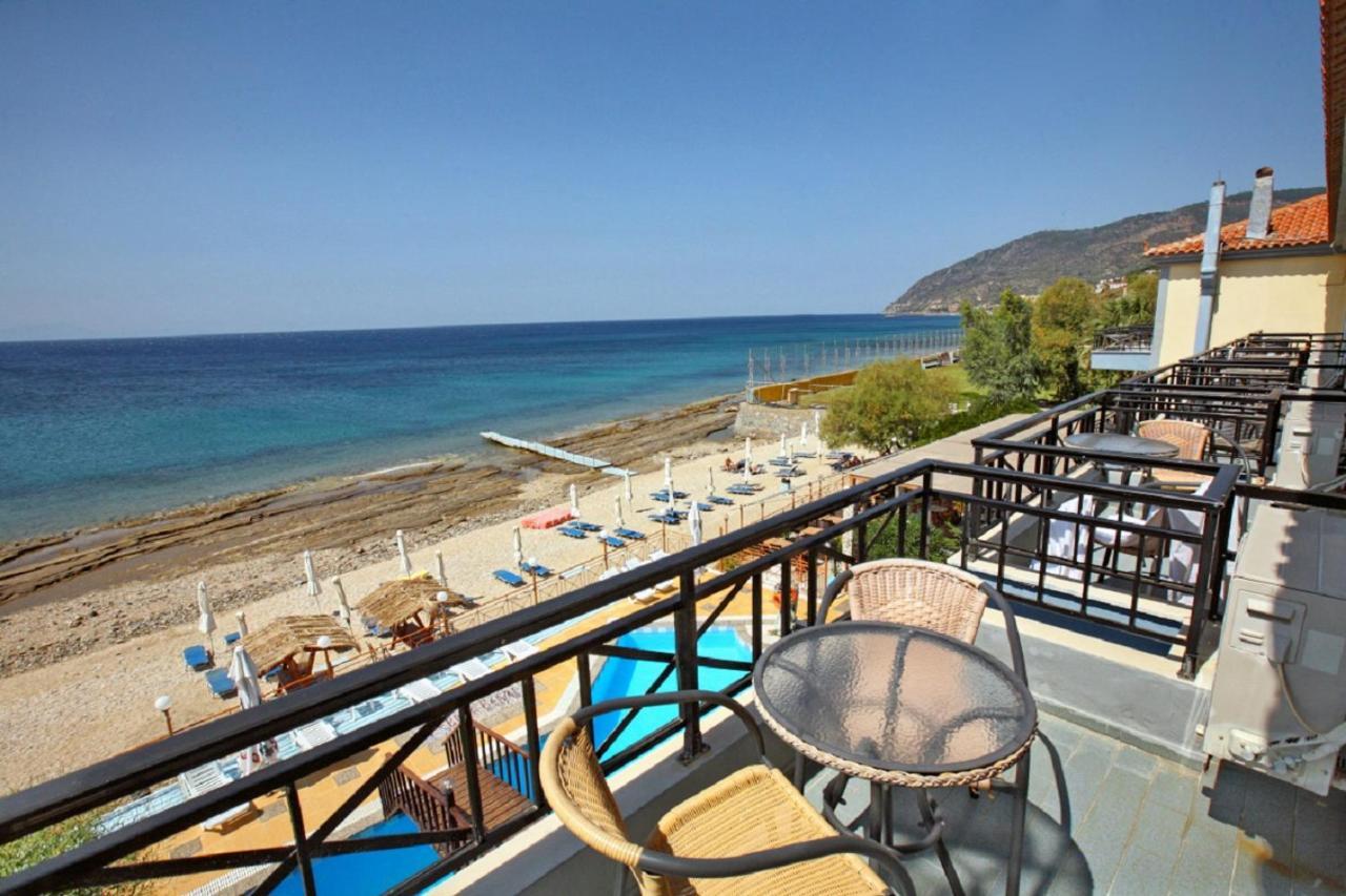 Pebble Beach Hotel Plomari Exterior foto
